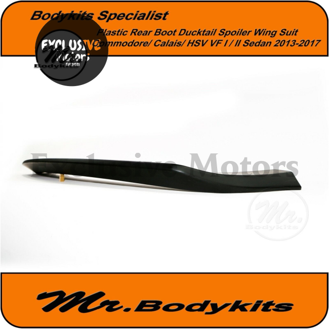 Boot Spoiler Ducktail for VF Holden Commodore/Calais