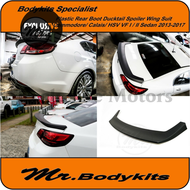 Boot Spoiler Ducktail for VF Holden Commodore/Calais