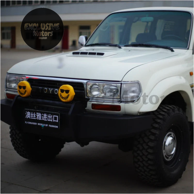 Bug Shields For Toyota Lc80 Land Cruiser - Abs Hood Air Vent Decoration