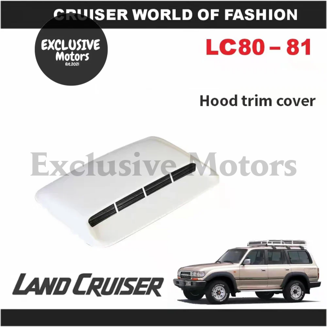 Bug Shields For Toyota Lc80 Land Cruiser - Abs Hood Air Vent Decoration