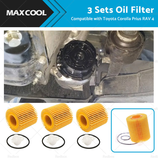 Oil Filter Set for Toyota Corolla/RAV4/Prius 2006-2021