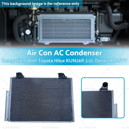 Air Con AC Condenser Suitable for Toyota Hilux KUN26R 3.0L Diesel 1KD-FTV 05-15-2