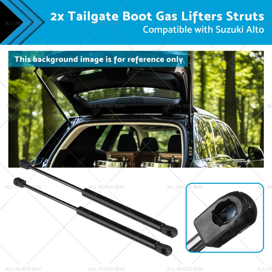 2x Tailgate Boot Gas Lifters Struts Suitable for 08-14 Suzuki Alto Nissan Pixo-0