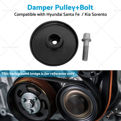 Harmonic Balancer Damper Pulley Suitable for Kia Sorento Hyundai Santa 2. 2L-3
