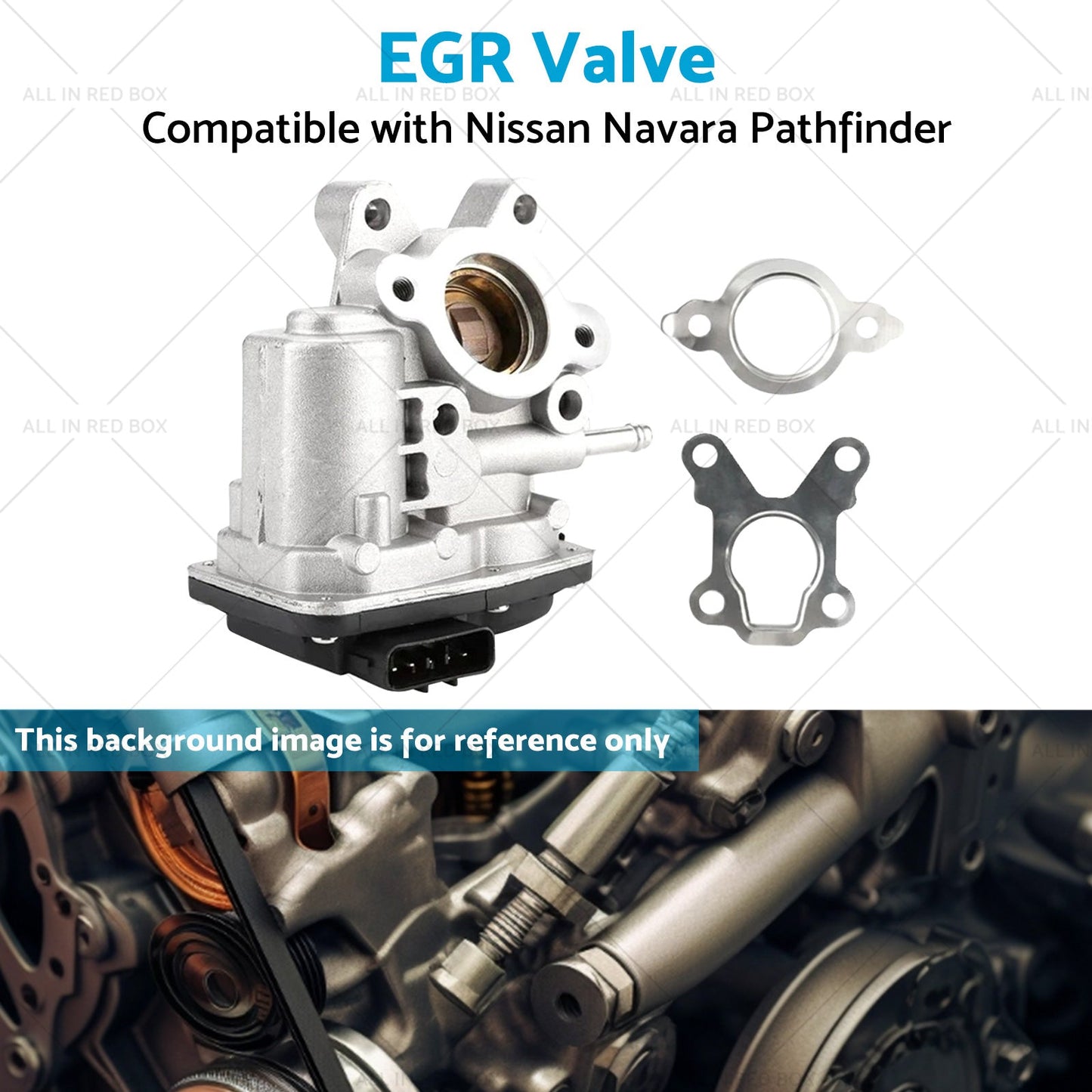 EGR Valve Suitable For Nissan Navara D22 D40 R51 Pathfinder MNT YD25 14710-EC00D-3