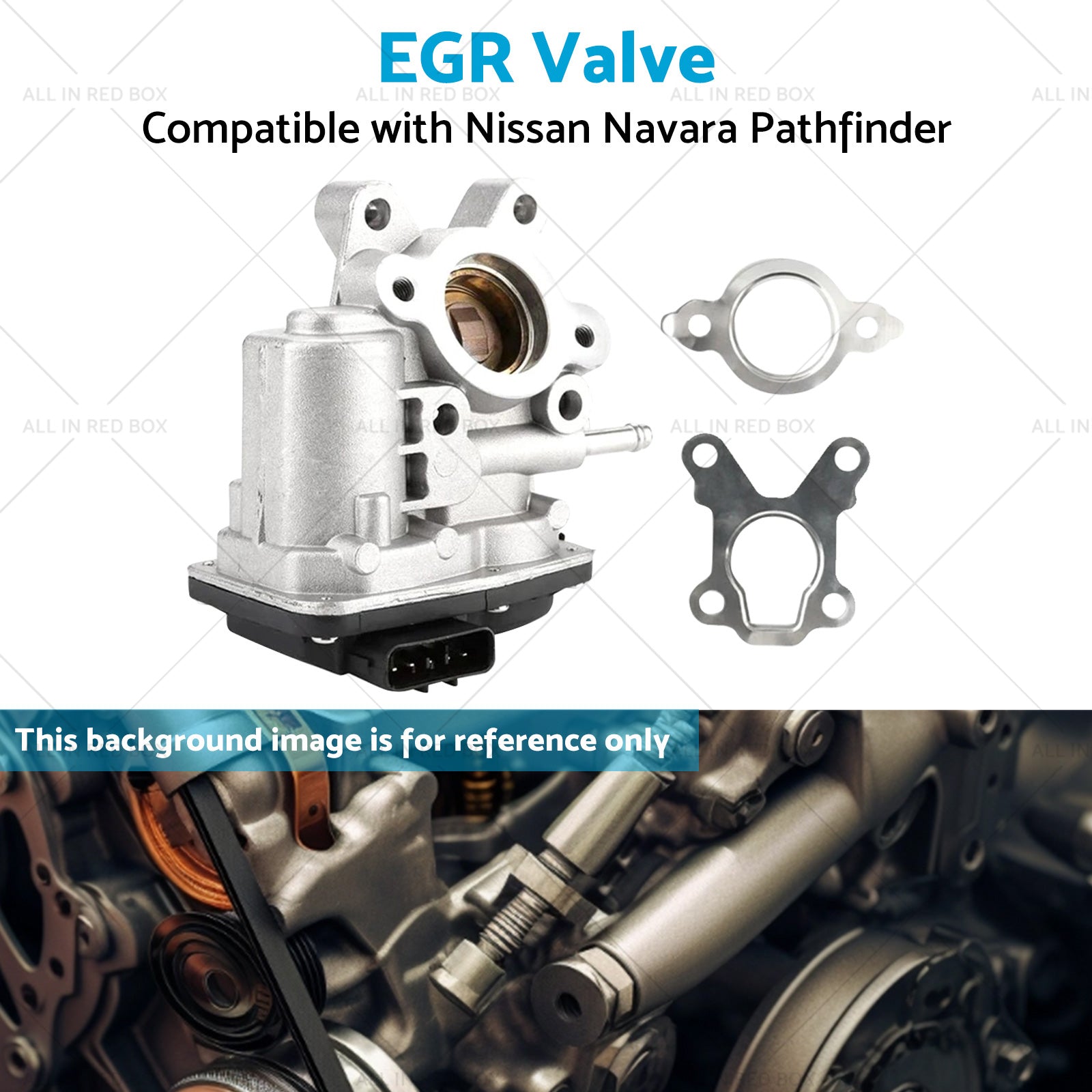 EGR Valve Suitable For Nissan Navara D22 D40 R51 Pathfinder MNT YD25 14710-EC00D-3