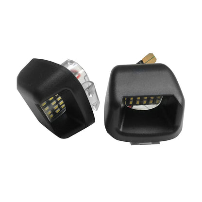 License LED Number Plate Lights Suitable For Nissan Navara D40 2005-2016 Rear Bumper-0