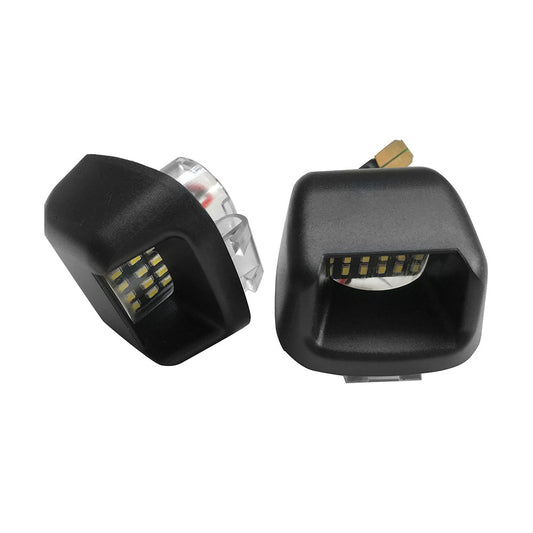 License LED Number Plate Lights Suitable For Nissan Navara D40 2005-2016 Rear Bumper-0