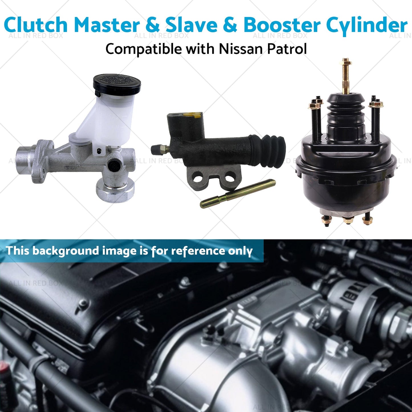 Clutch Slave  and  Master  and  Booster Cylinder Suitable for Nissan Patrol GU Y61-4