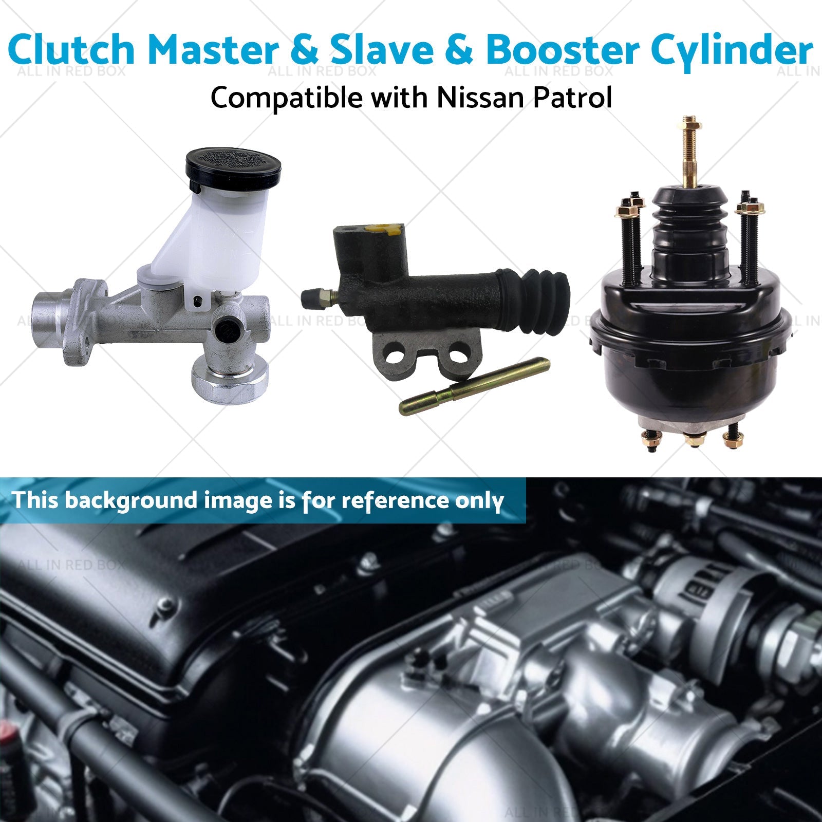 Clutch Slave  and  Master  and  Booster Cylinder Suitable for Nissan Patrol GU Y61-4