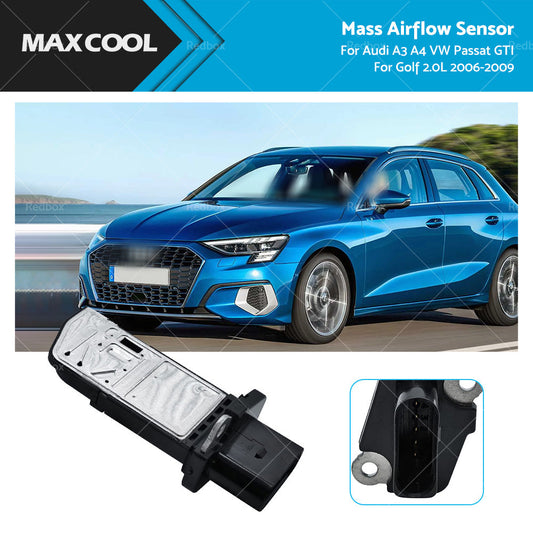 Mass Air Flow Meter MAF Sensor 06F906461A for Audi A3 A4 VW Passat GTI Golf-0