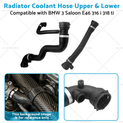 Upper  and  Lower Radiator Coolant Hose Suitable for BMW 3 Saloon E46 316 i 318 ti-3