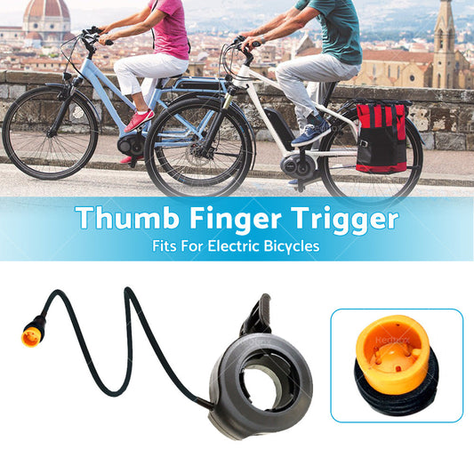 1 Pc Waterproof Thumb Finger Trigger Throttle For Electric Bike Ebike Scooter AU-0