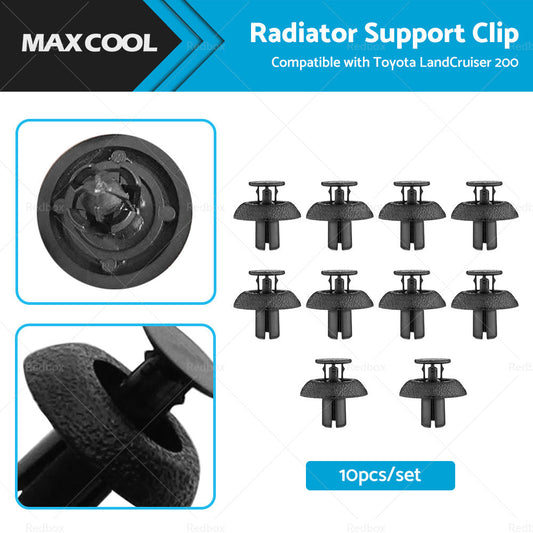 10x Suitable For Toyota LandCruiser 200 Engine Cover Clip Radiator Support Clip-0