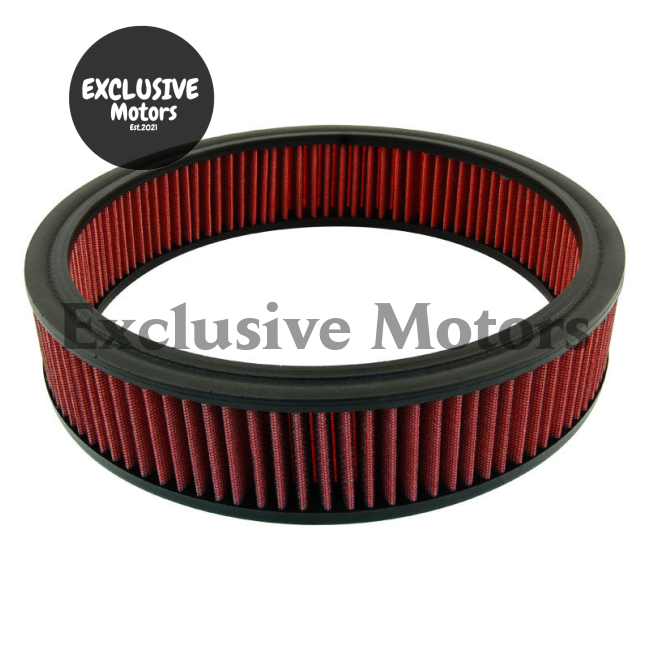 14" x 3" Red Air Cleaner