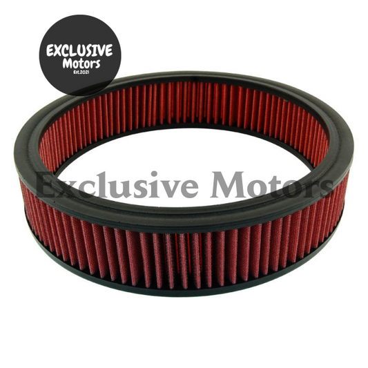 14" x 3" Red Air Cleaner