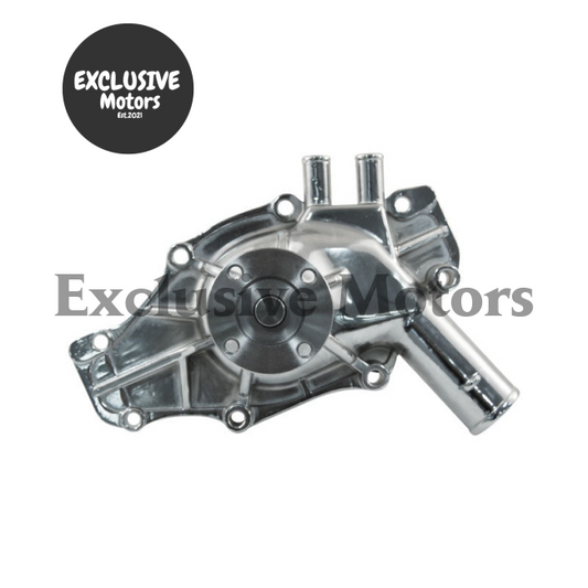 Chromed Aluminium Water Pump 253 308 for Holden HT-VH (1969-1981)