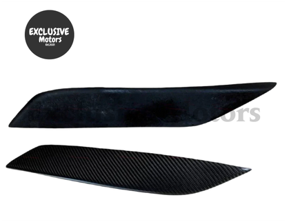 Carbon Eyebrow Fiber Headlight Trims For Nissan 350Z Z33 2003-2006