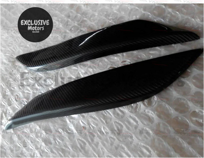 Carbon Eyebrow Fiber Headlight Trims For Nissan 350Z Z33 2003-2006
