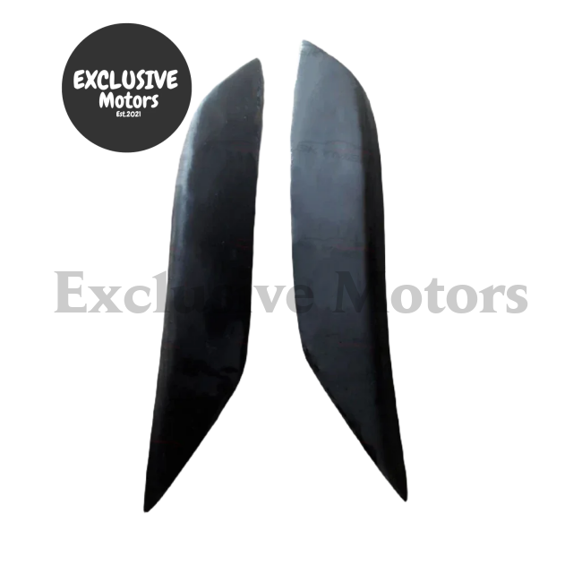 Carbon Eyebrow Fiber Headlight Trims For Nissan 350Z Z33 2003-2006