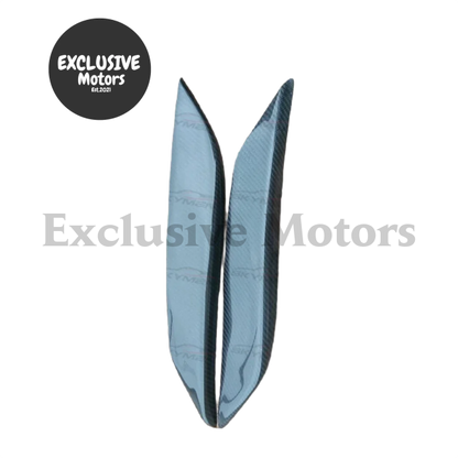 Carbon Eyebrow Fiber Headlight Trims For Nissan 350Z Z33 2003-2006