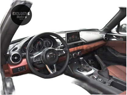 Carbon Fiber Gear Surround Cover Trim For Mazda Mx-5 Miata Roadster