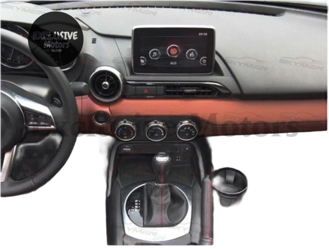 Carbon Fiber Gear Surround Cover Trim For Mazda Mx-5 Miata Roadster