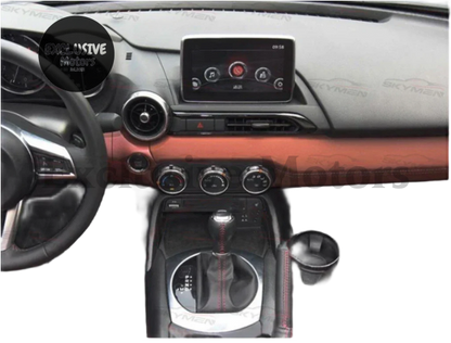 Carbon Fiber Gear Surround Cover Trim For Mazda Mx-5 Miata Roadster