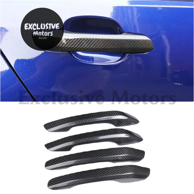 Carbon Fiber Handle For Audi A4/A5/Q5L/Sq5 B9 2018 +