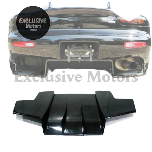 Carbon Fiber Lip Rear Diffuser For Mazda Rx-7 Fd3S