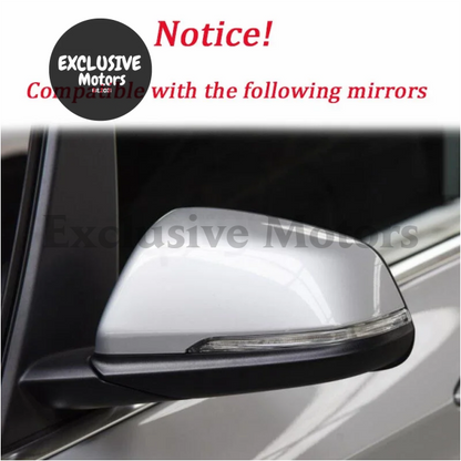 Carbon Fiber Pattern Side Mirror Covers For Bmw F Series