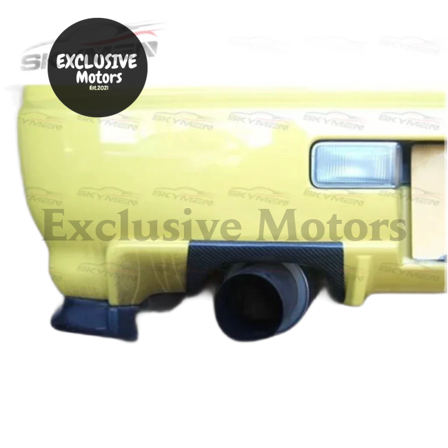 Carbon Fiber Rear Bumper Exhaust Heat Shield For Nissan Skyline R34 Gtr