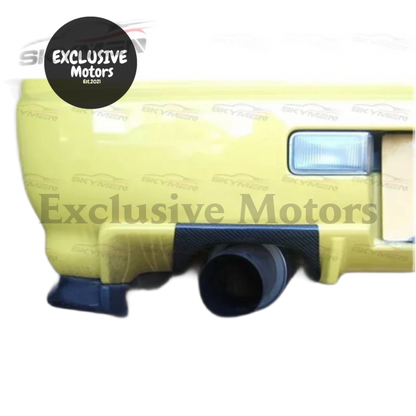 Carbon Fiber Rear Bumper Exhaust Heat Shield For Nissan Skyline R34 Gtr