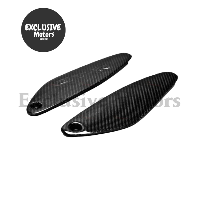 Carbon Fiber Rear Spoiler End Caps For Nissan Skyline R33 Gtr 1995-1998