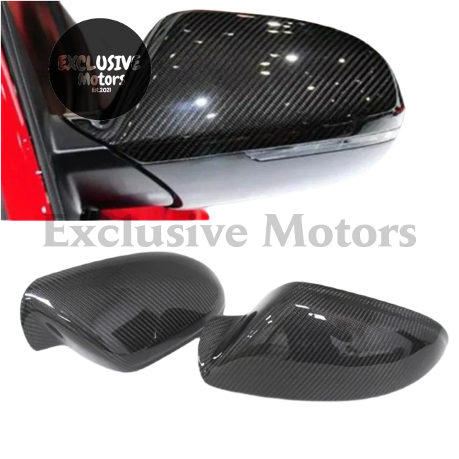 Carbon Fiber Rear View Mirror Cover For Audi A6/A6L/S6/Rs6 (2012-2018)