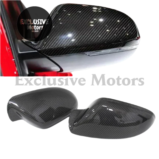 Carbon Fiber Rear View Mirror Cover For Audi A6/A6L/S6/Rs6 (2012-2018)