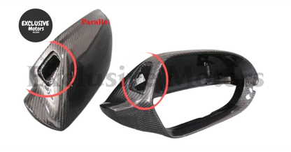 Carbon Fiber Rear View Mirror Cover For Audi A6/A6L/S6/Rs6 (2012-2018)