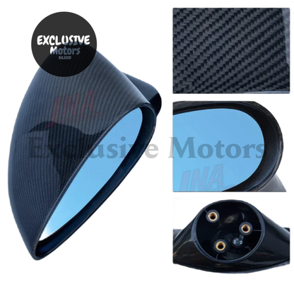 Carbon Fiber Rear View Side Mirrors For Honda Jazz/Fit (2008-2013)