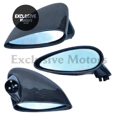 Carbon Fiber Rear View Side Mirrors For Honda Jazz/Fit (2008-2013)