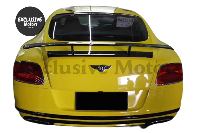 Carbon Fiber Rear Wing Trunk Lip Spoiler For Bentley Continental Gt