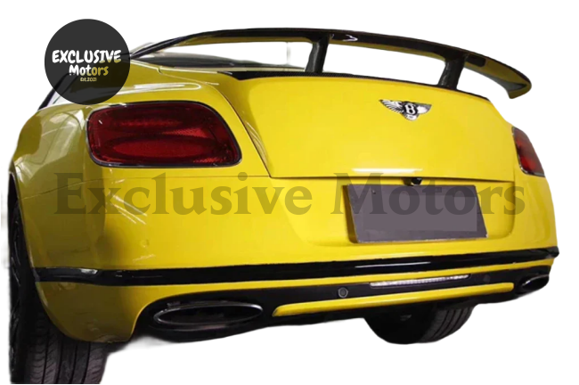 Carbon Fiber Rear Wing Trunk Lip Spoiler For Bentley Continental Gt