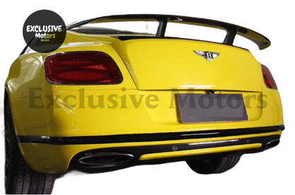 Carbon Fiber Rear Wing Trunk Lip Spoiler For Bentley Continental Gt