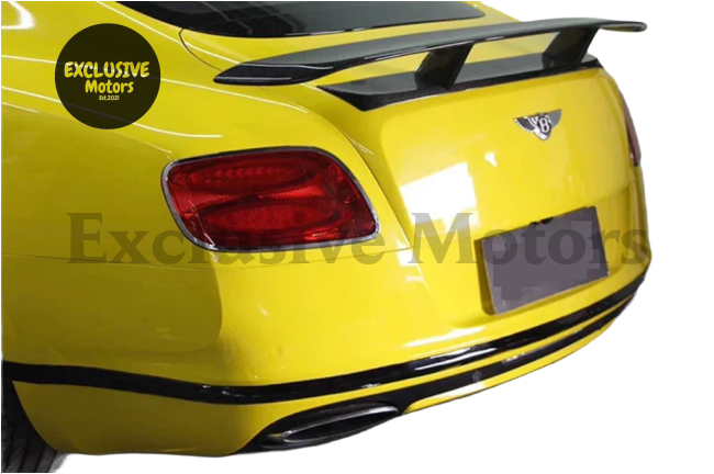 Carbon Fiber Rear Wing Trunk Lip Spoiler For Bentley Continental Gt