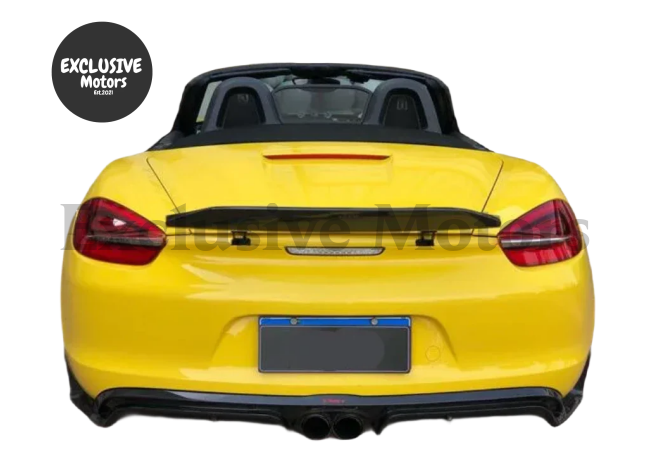 Carbon Fiber Rear Wing Trunk Lip Spoiler For Porsche Cayman And Boxster