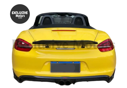 Carbon Fiber Rear Wing Trunk Lip Spoiler For Porsche Cayman And Boxster