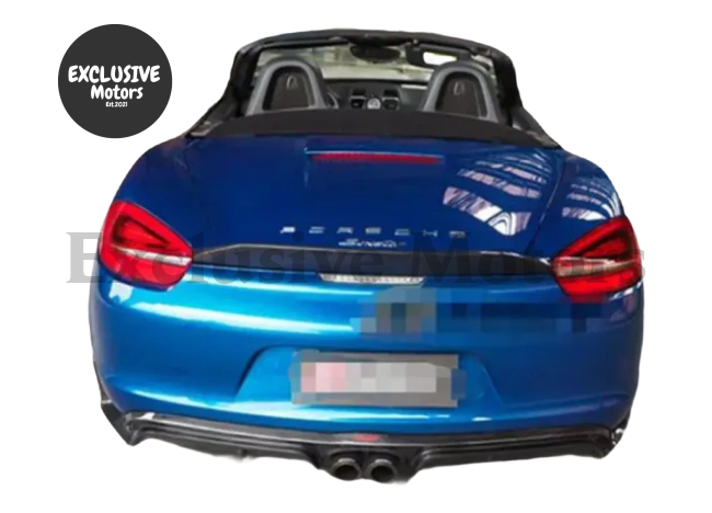 Carbon Fiber Rear Wing Trunk Lip Spoiler For Porsche Cayman And Boxster