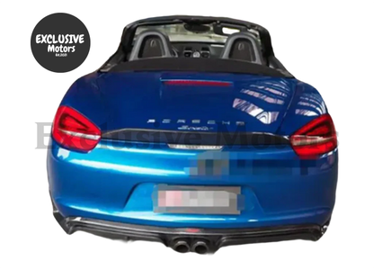 Carbon Fiber Rear Wing Trunk Lip Spoiler For Porsche Cayman And Boxster