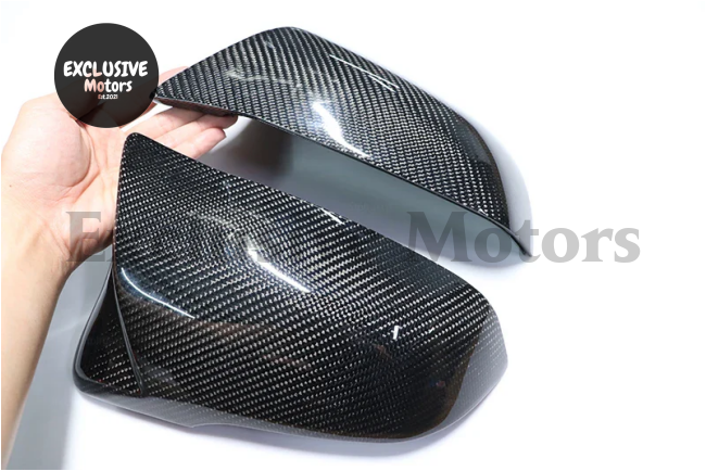 Carbon Fiber Side Mirror Cap For Bmw & Toyota Supra