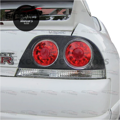 Carbon Rear Light Cover For Nissan Skyline R33 1995-1998