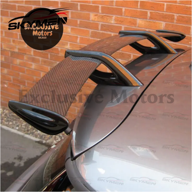 Carbon Rear Wing With Frp Base For Mini Cooper